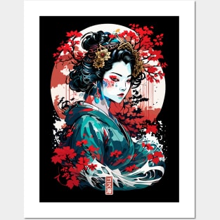 Geisha art Posters and Art